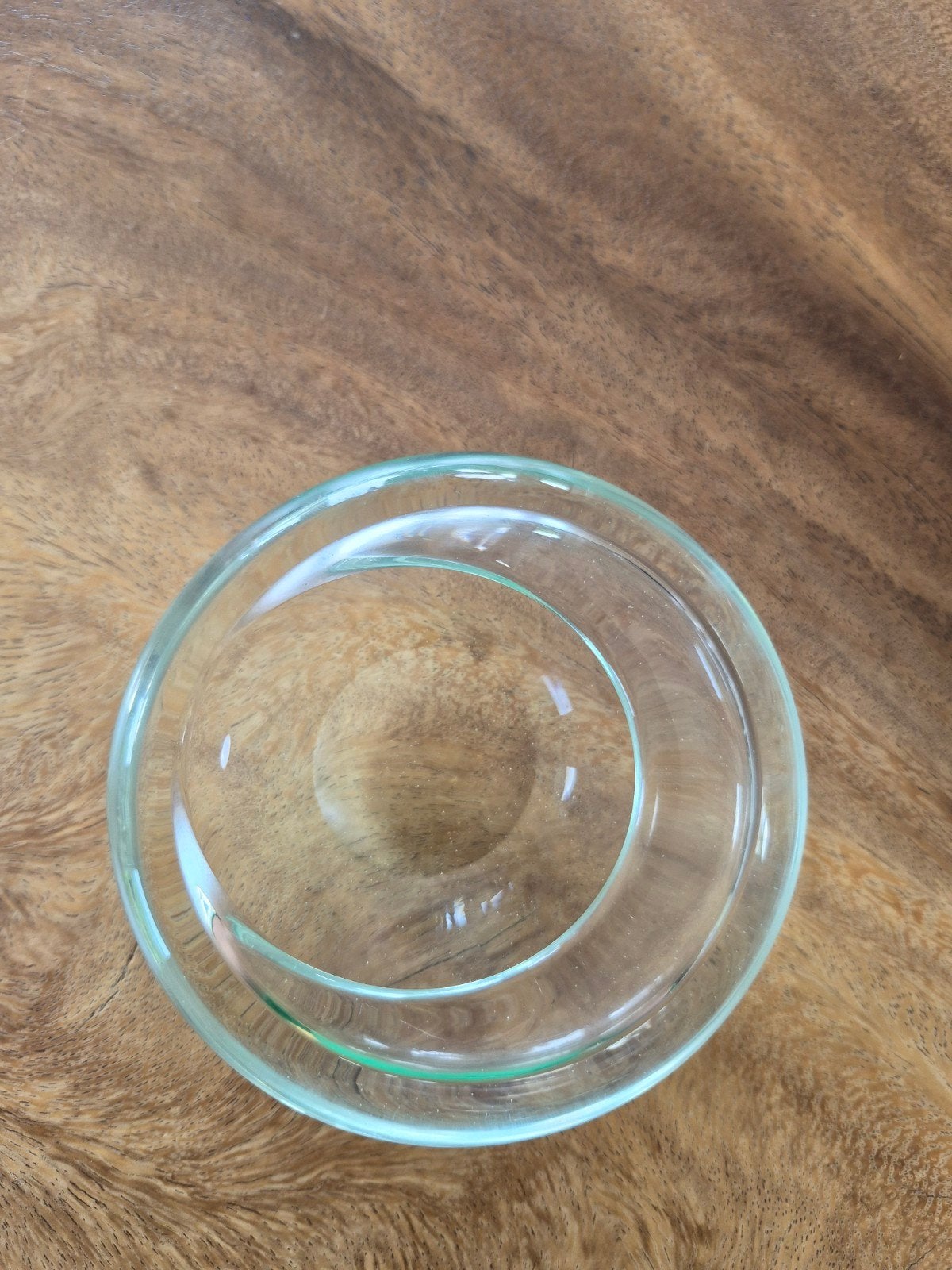 Design schaaltje, vaasje of asbak glas, Huis en Inrichting, Ophalen of Verzenden, Rechthoekig, Glas