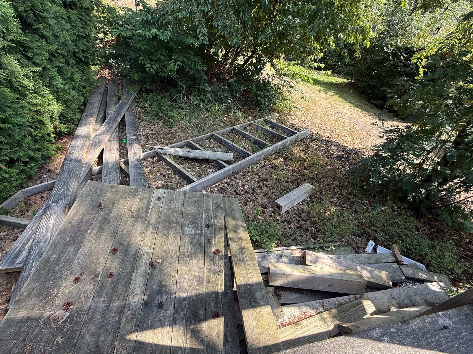 Partij gebruikt hout - diverse planken en balken GRATIS, Ophalen, Gebruikt, Overige typen, 250 tot 300 cm