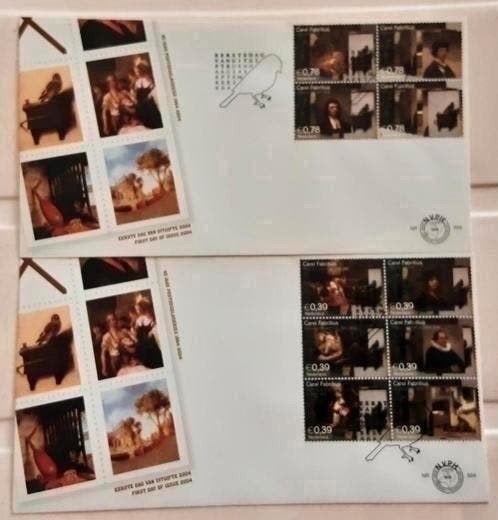 FDC E504 Carel Fabritius 2004 NL onbeschreven, Ophalen of Verzenden, Nederland