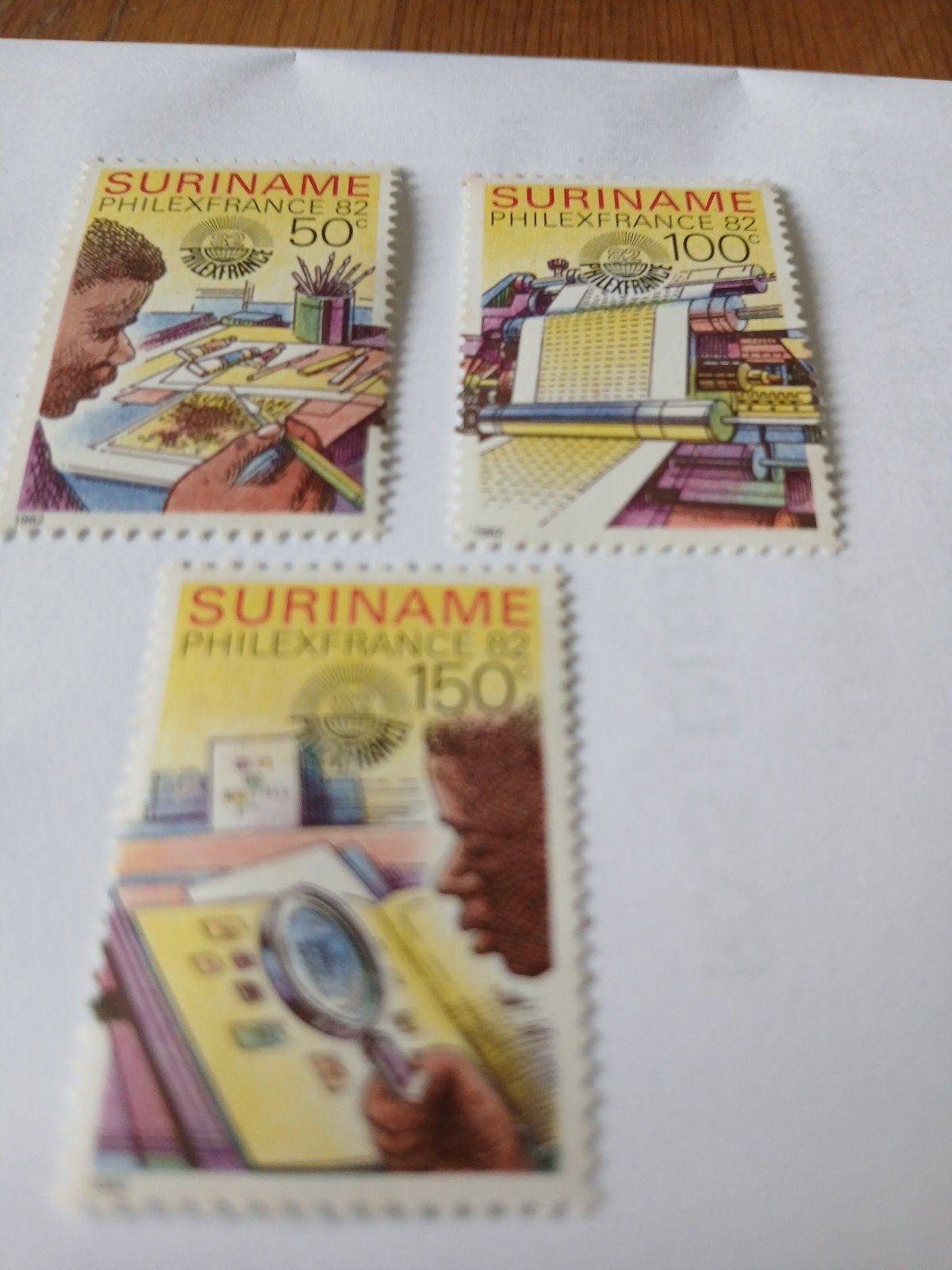 Suriname serie uit 1982 catnr 301/03, Ophalen of Verzenden