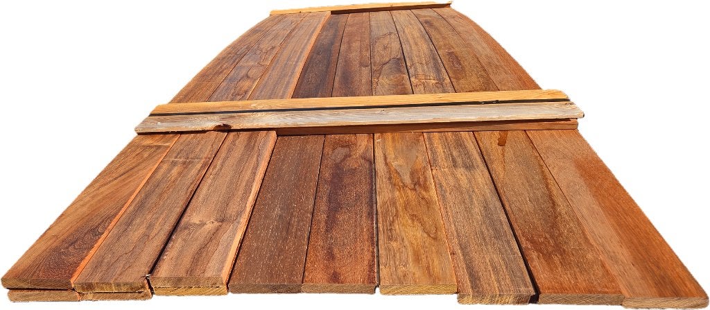 Hardhouten planken /  Padouk hout - nr: HP16, Ophalen, 250 cm of meer, Planken, Hardhout