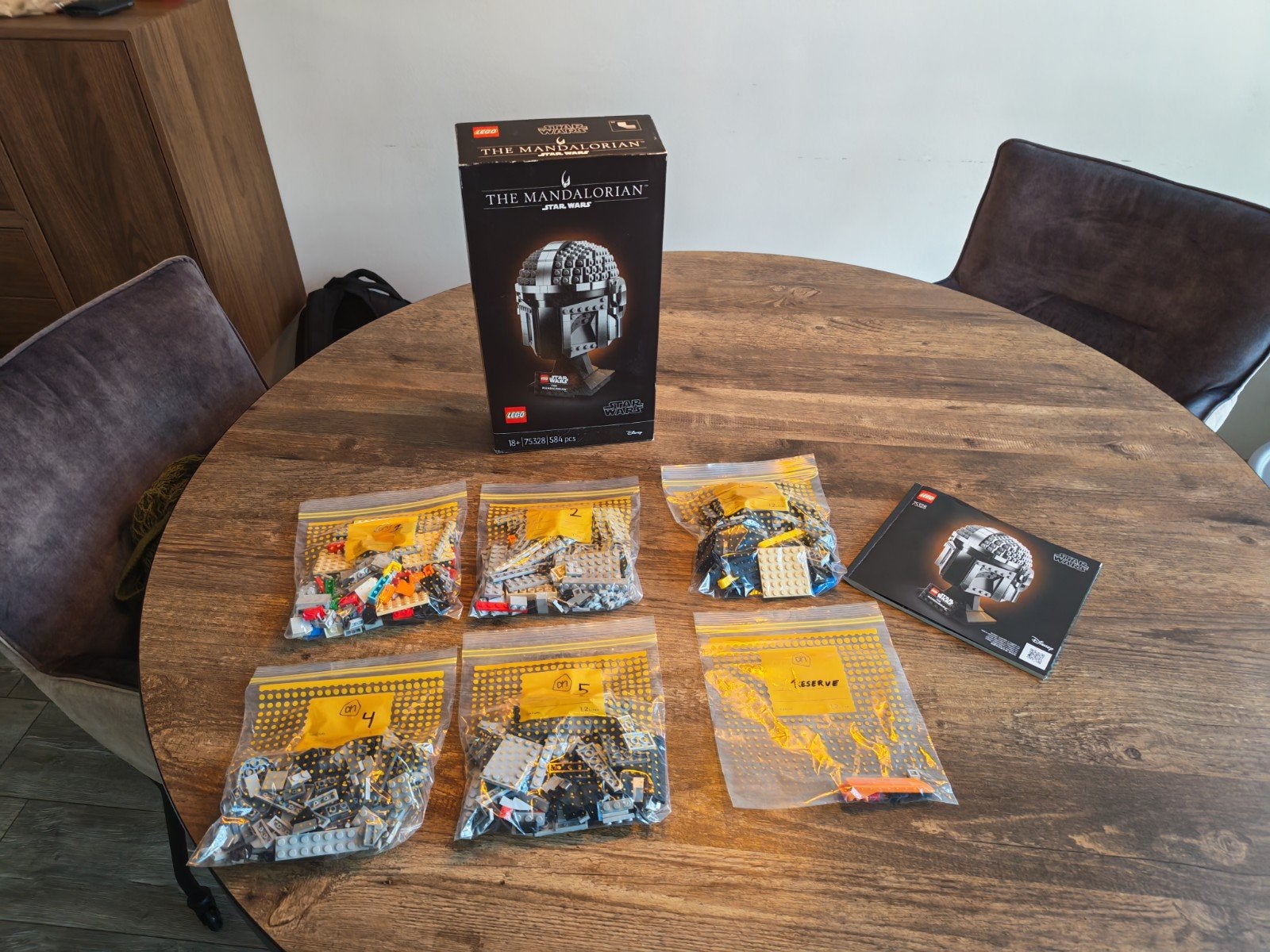Lego Star Wars The Mandalorian helm, Ophalen of Verzenden, Zo goed als nieuw