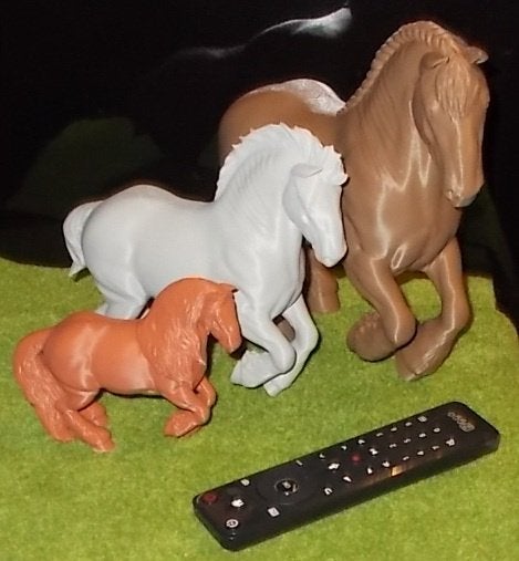 3D paarden in 3 maten (adv 47) om zelf te beschilderen, Ophalen of Verzenden, Nieuw