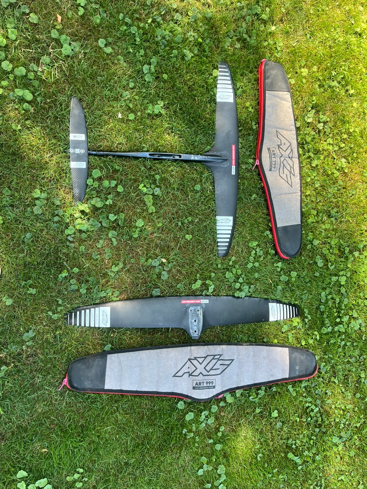 Axis v1 complete foilset with 2 frontwings., Ophalen, Gebruikt, Wingsurfset