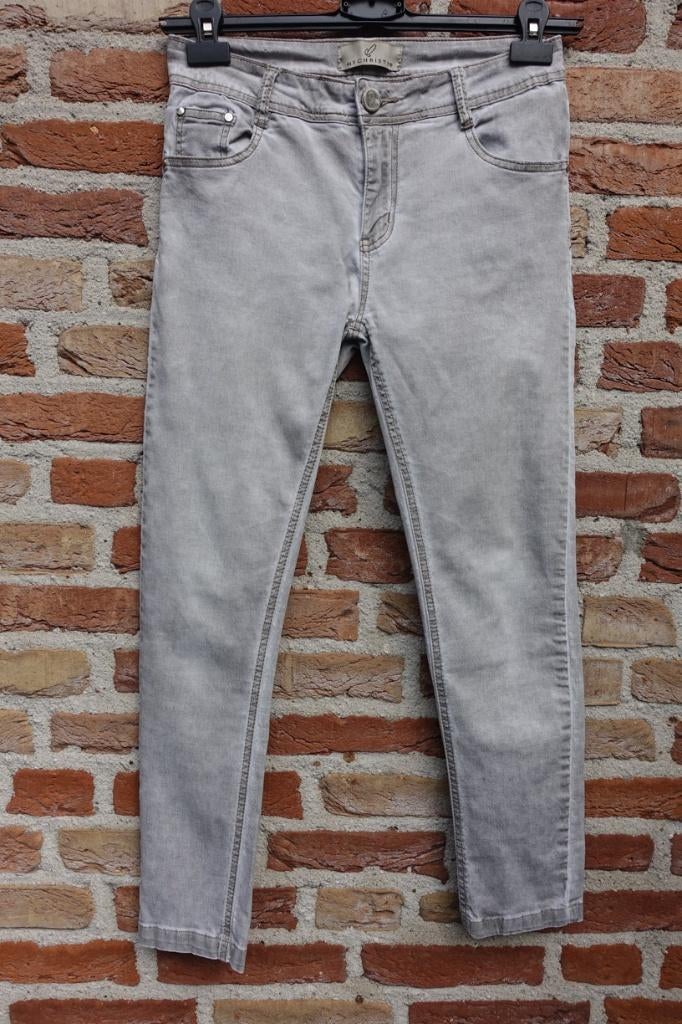 bruin grijze spijkerbroek - jeans - My Christy - size 40, Maat 38/40 (M), Overige kleuren, My Christy, Ophalen of Verzenden