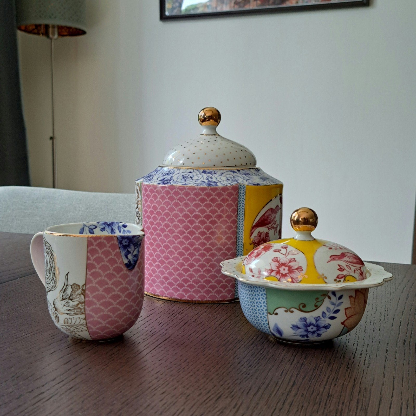 Pip Studio Servies Royal Pink collectie, Ophalen, Zo goed als nieuw, Overige stijlen, Porselein