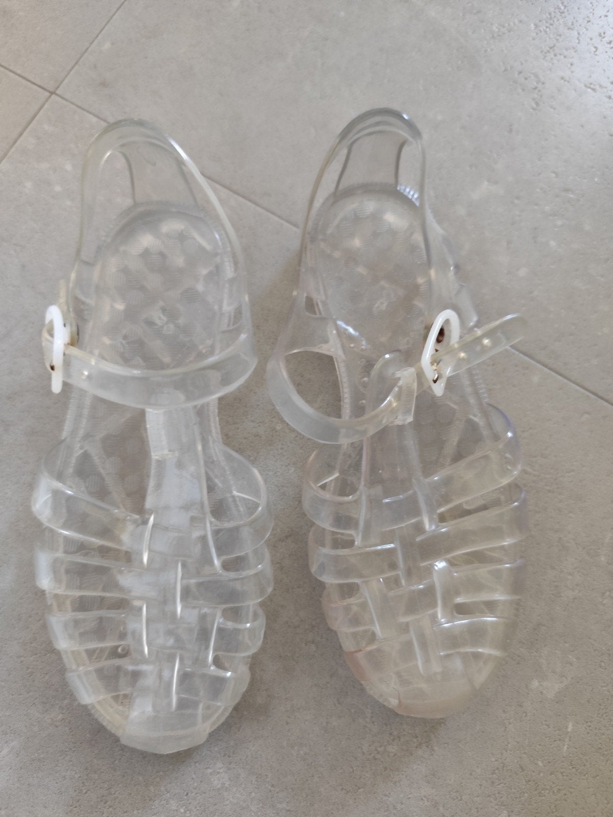 Transparante waterschoenen maat 30, Ophalen, Gebruikt, Jongen of Meisje, Schoenen