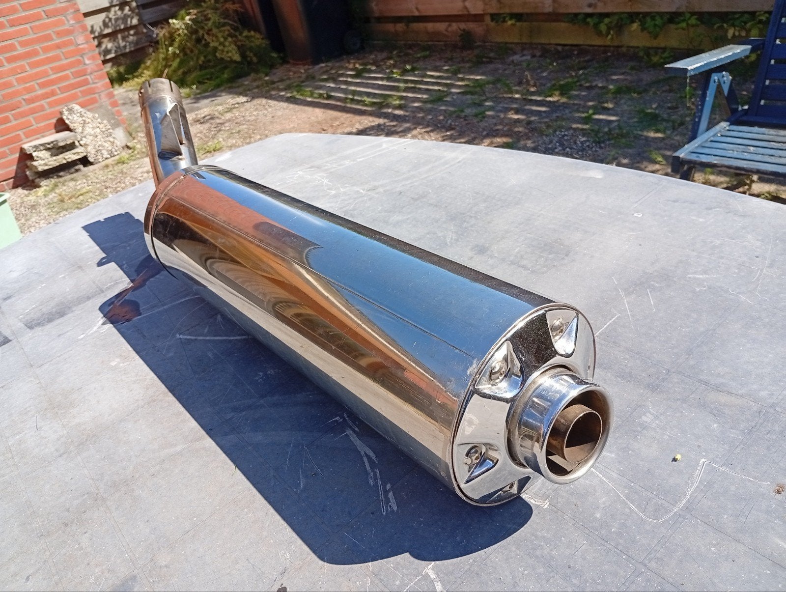 Uitlaatdemper Suzuki GSF 450 , GSF 600 , GSF 750, Ophalen of Verzenden, Gereviseerd