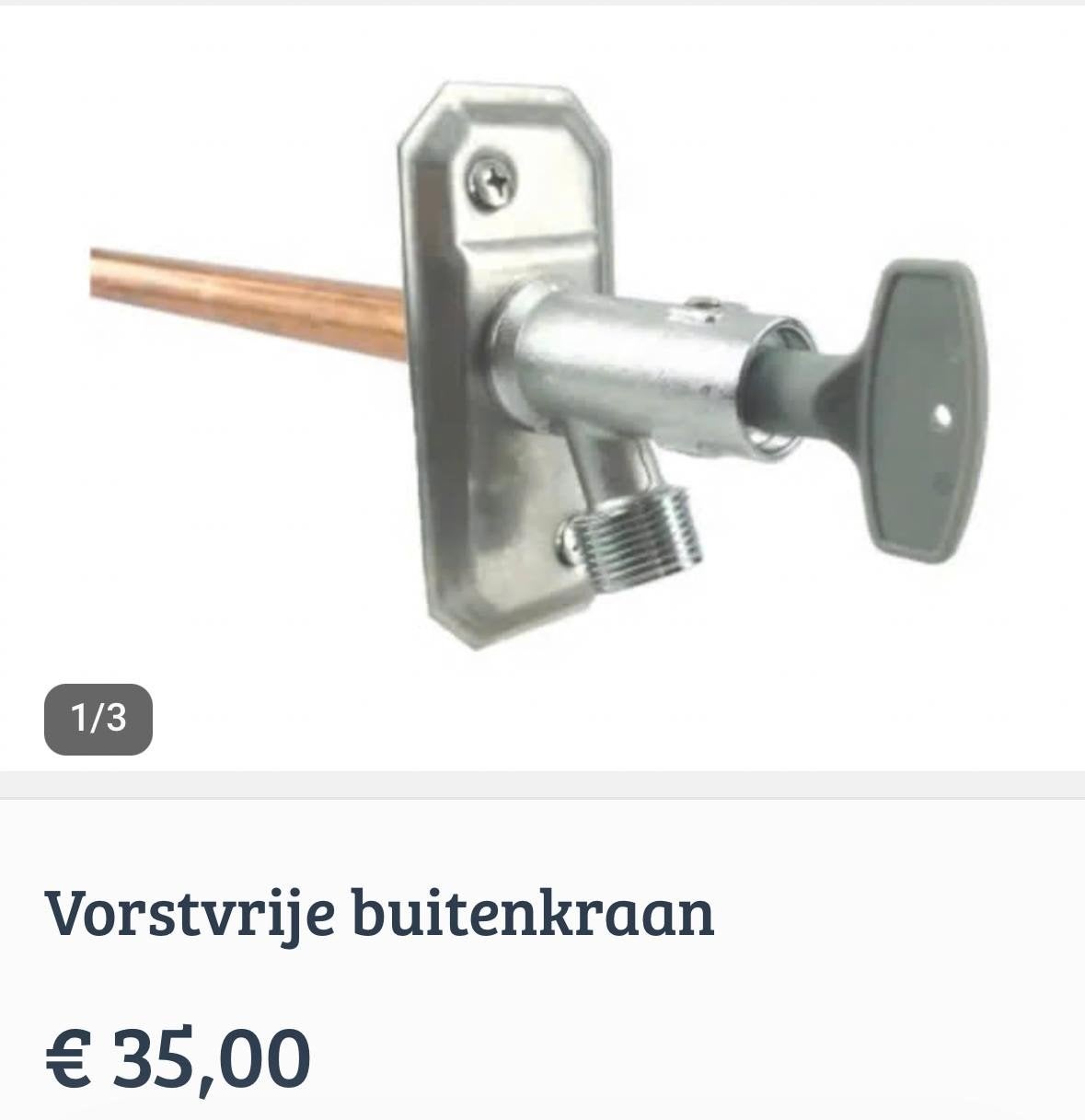 Wiesbaden Vorstbestendige Buitenkraan 15x3/4, Ophalen, Nieuw