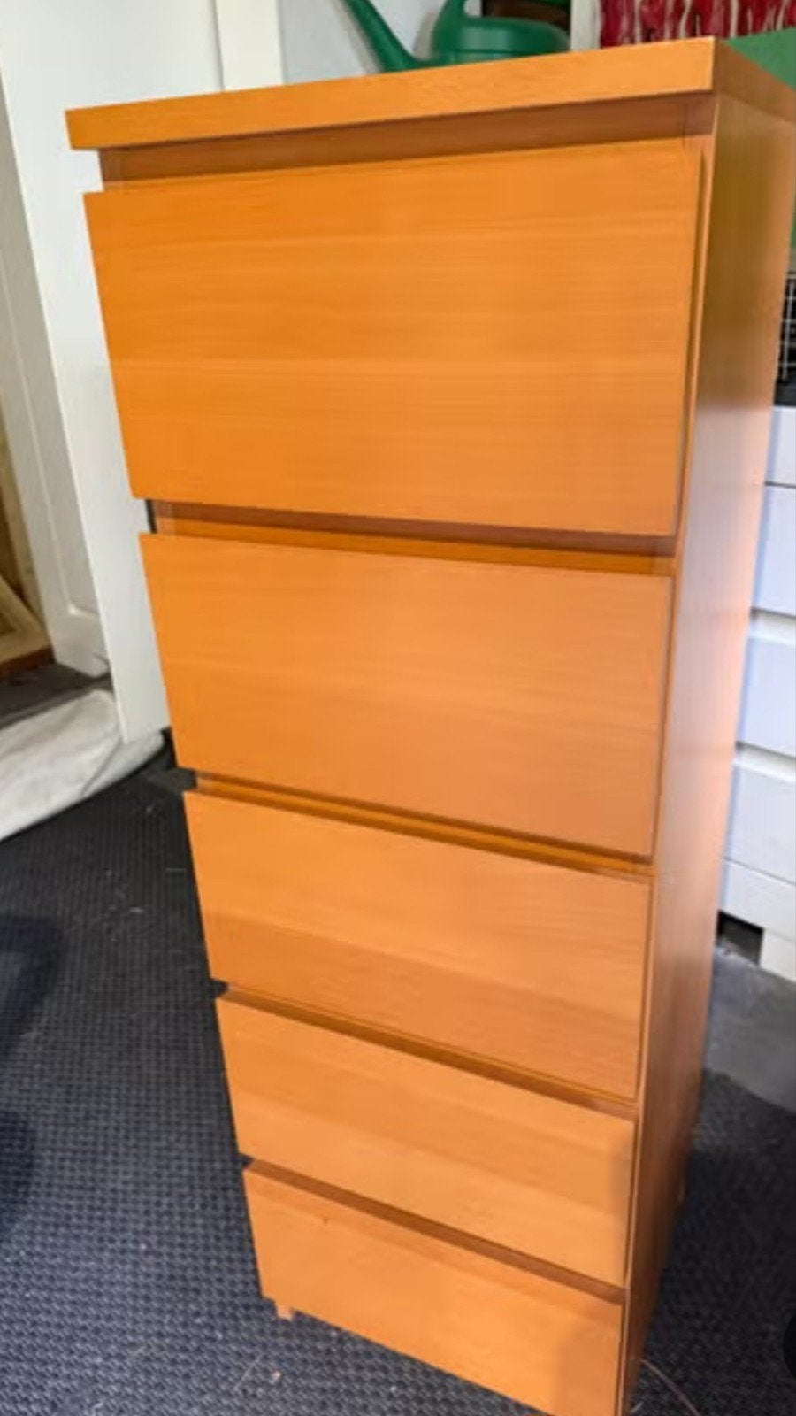 Houten ladekast, Huis en Inrichting, 5 laden of meer, 100 tot 150 cm, Zo goed als nieuw, 25 tot 50 cm