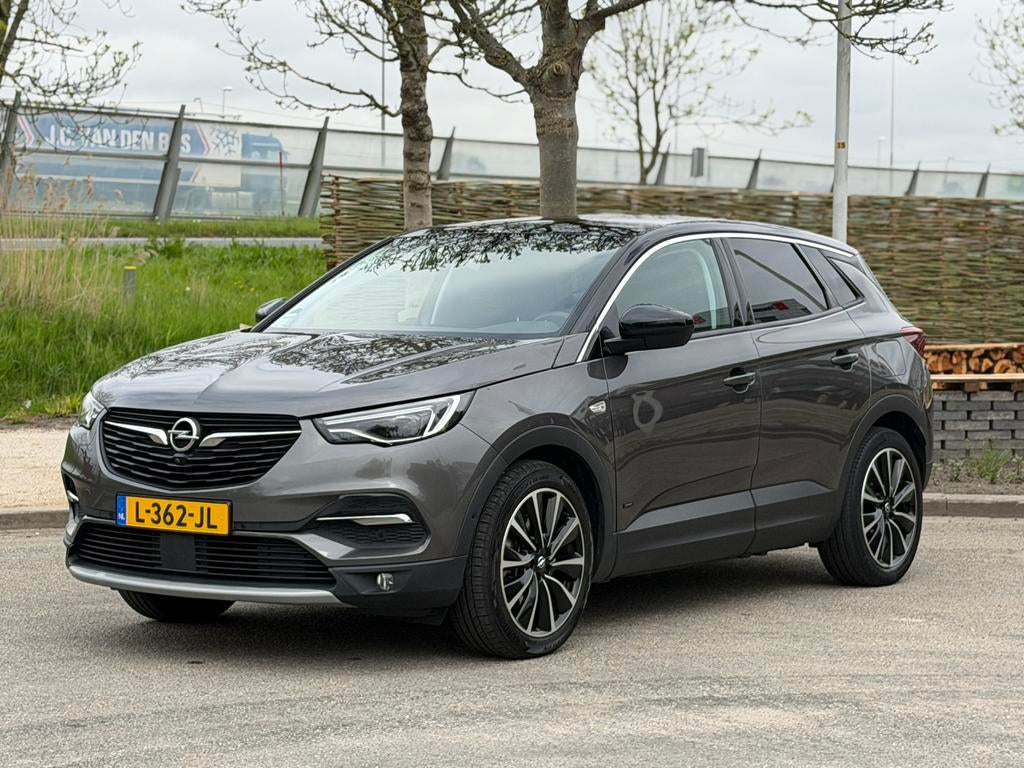 Opel Grandland X 1.6 Turbo Hybrid 225pk Aut 2021 Grijs, Auto's, Opel, 1250 kg, 181 pk, Origineel Nederlands, 71 km/l