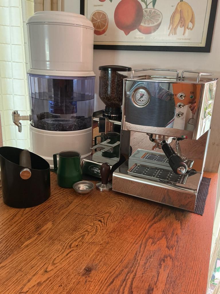 Quick Mill 3000 pistonmachine en 060 Quick Mill koffiemolen, Ophalen of Verzenden, Zo goed als nieuw