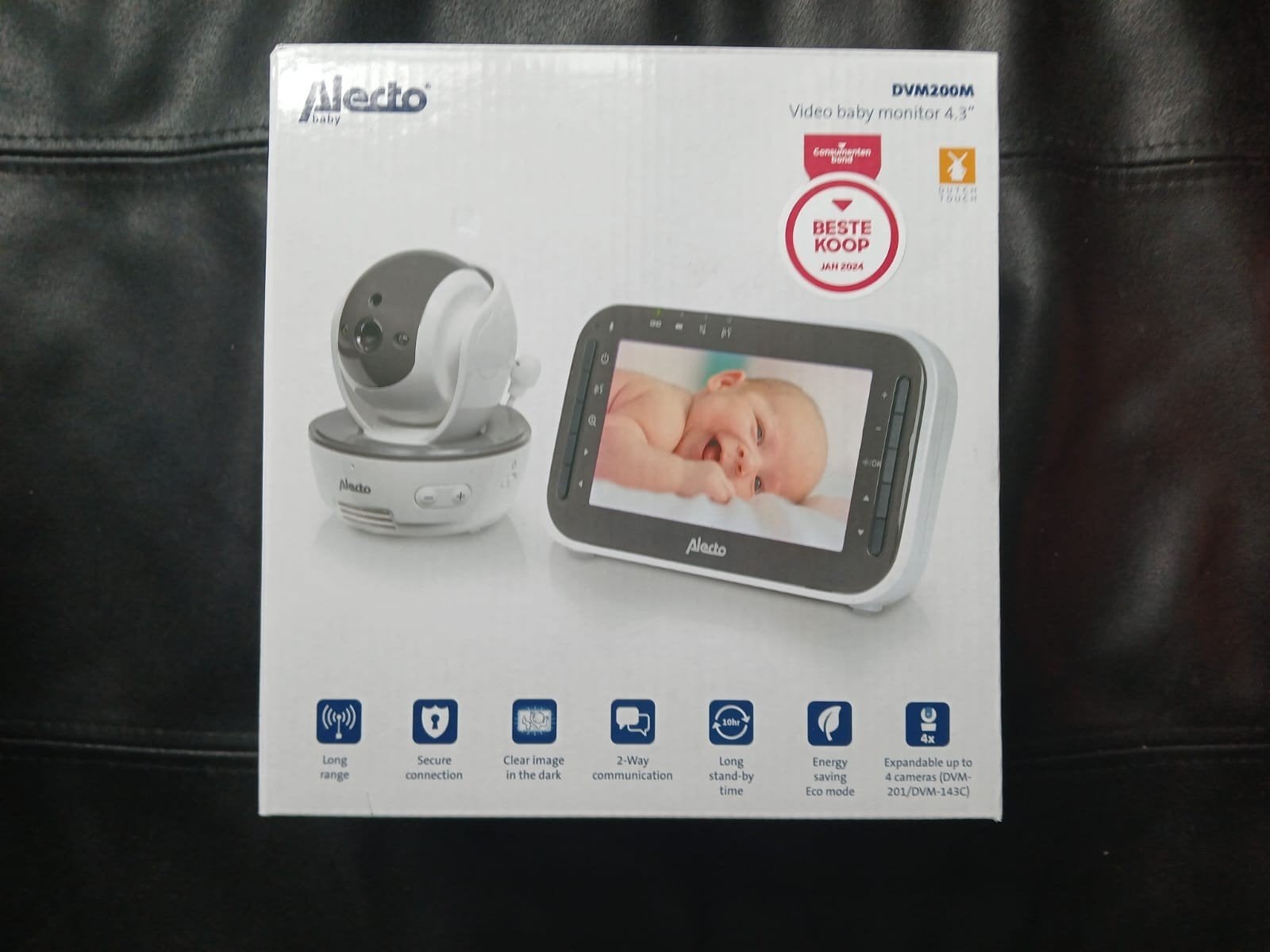 Alecto DVM200M babyfoon - nieuw, Ophalen, Zo goed als nieuw, 250 meter of meer, Camera