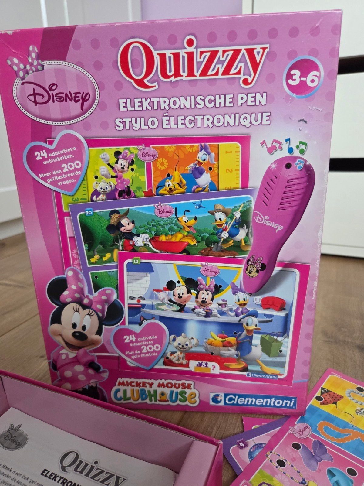 Spel met Elektronische pen van Disney, Ophalen