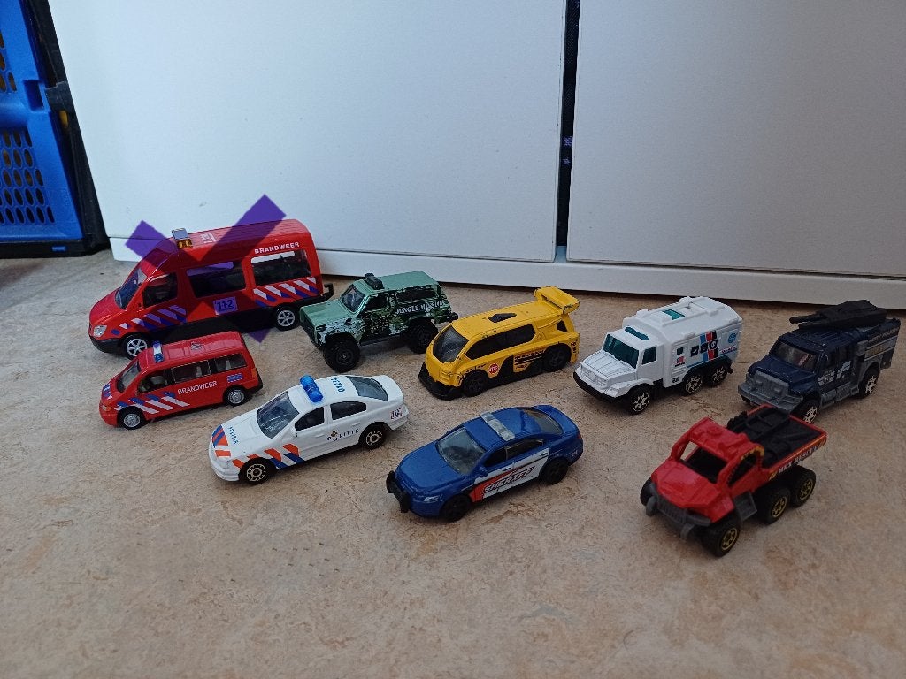 Diverse speelgoedauto's (speciaal transport), Ophalen of Verzenden, Gebruikt