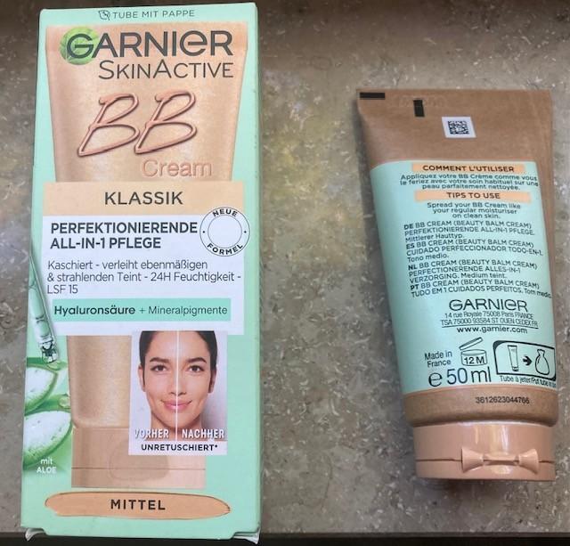 Garnier BB Cream, kleur Medium. In originele verpakking., Ophalen of Verzenden, Zo goed als nieuw, Gehele gezicht