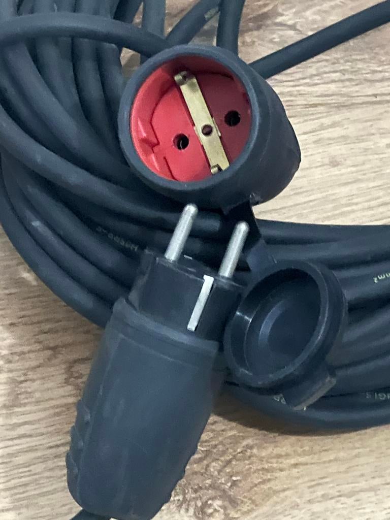 verlengsnoer met stekker en stopcontact, Ophalen of Verzenden, Gebruikt
