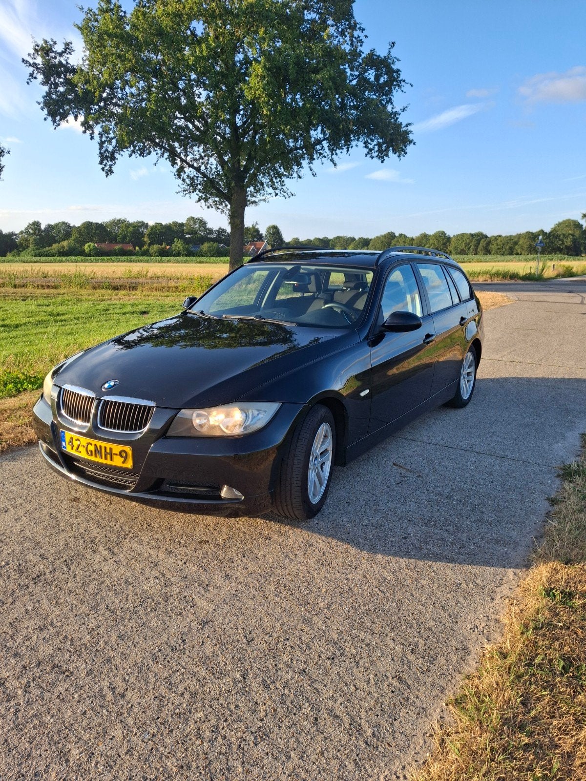 BMW 3-Serie 2.0 318 I Touring 105KW AUT 2008 Zwart, Automaat, 1995 cc, 1435 kg, Zwart
