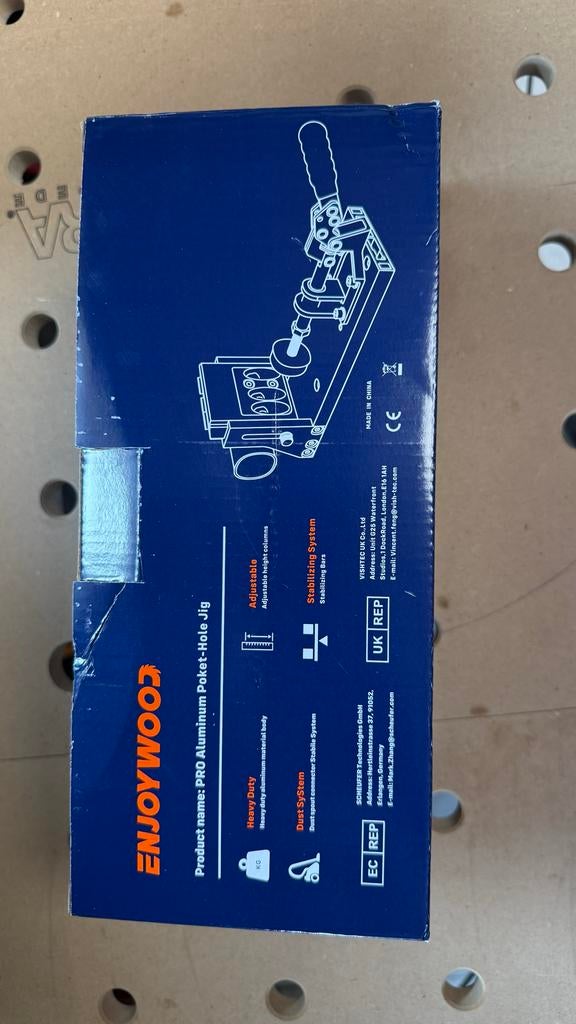 Enjoywood Pocket Hole Jig - Nieuw in doos, Ophalen of Verzenden, Nieuw