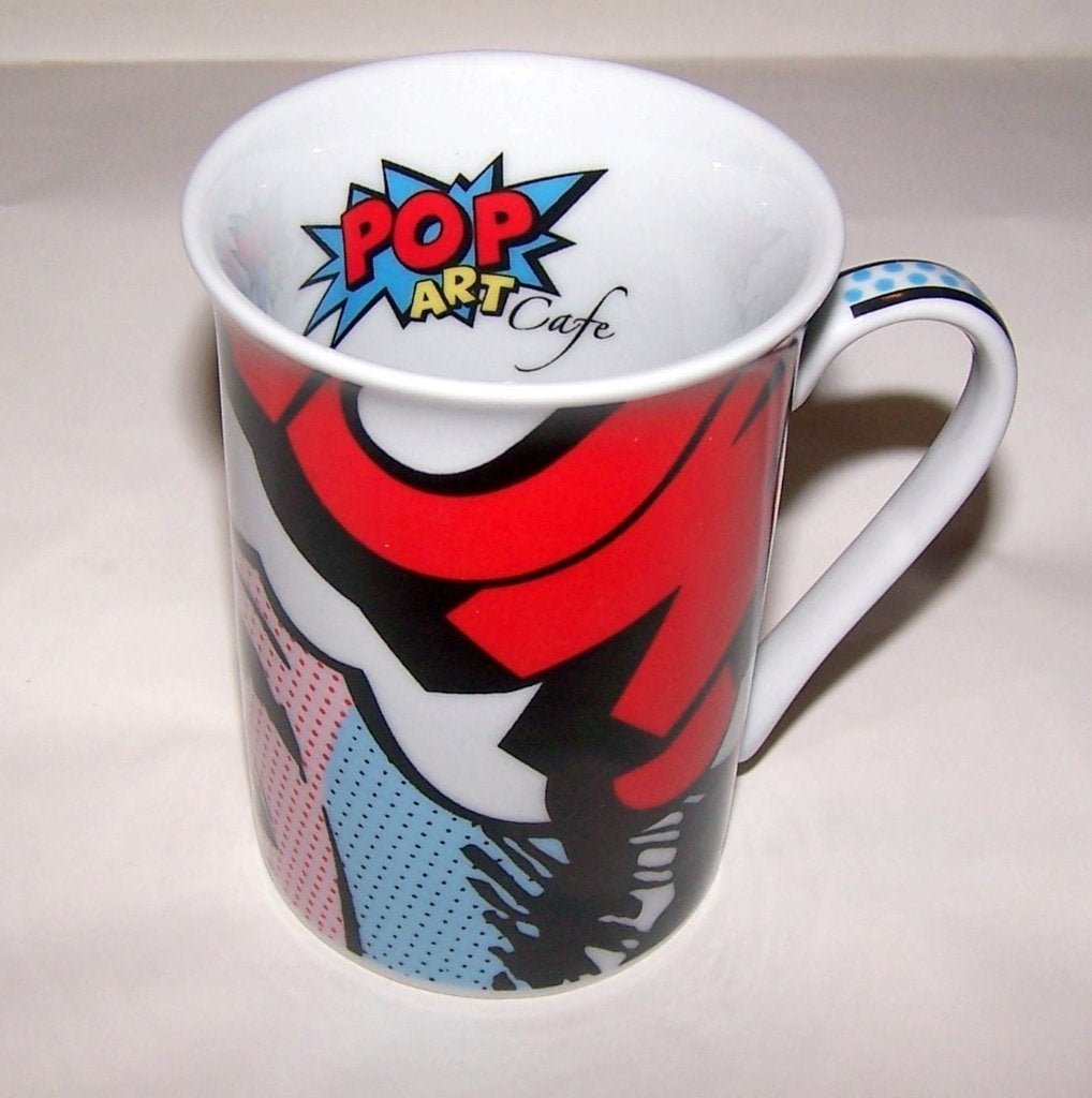 Paul Cardew Pop Art Cafe mok. Nieuw., Ophalen of Verzenden, Zo goed als nieuw, Modern, Kop(pen) en/of Schotel(s)