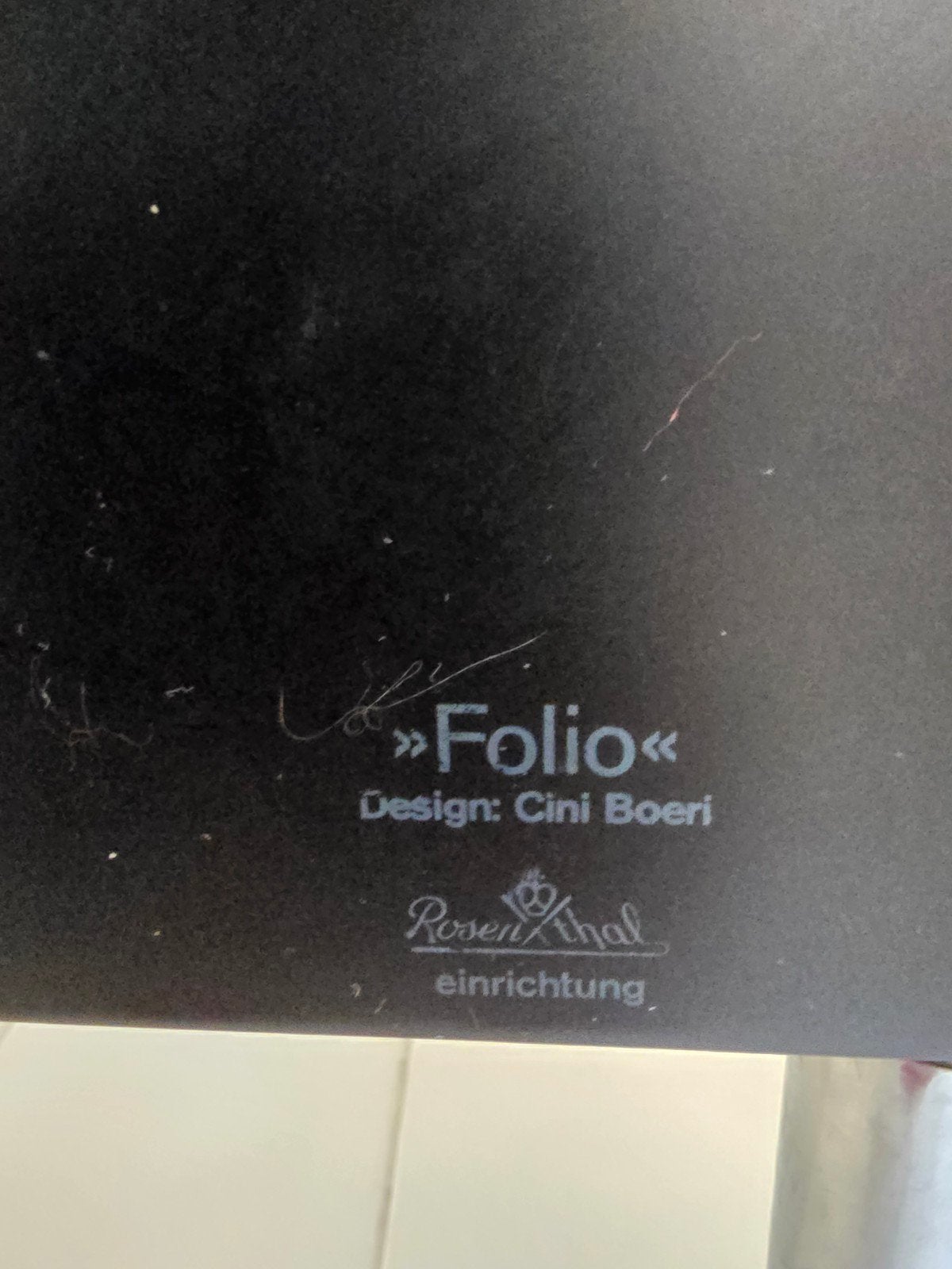 Folio” – Design: Cini Boeri – Rosenthal Einrichtung, Ophalen