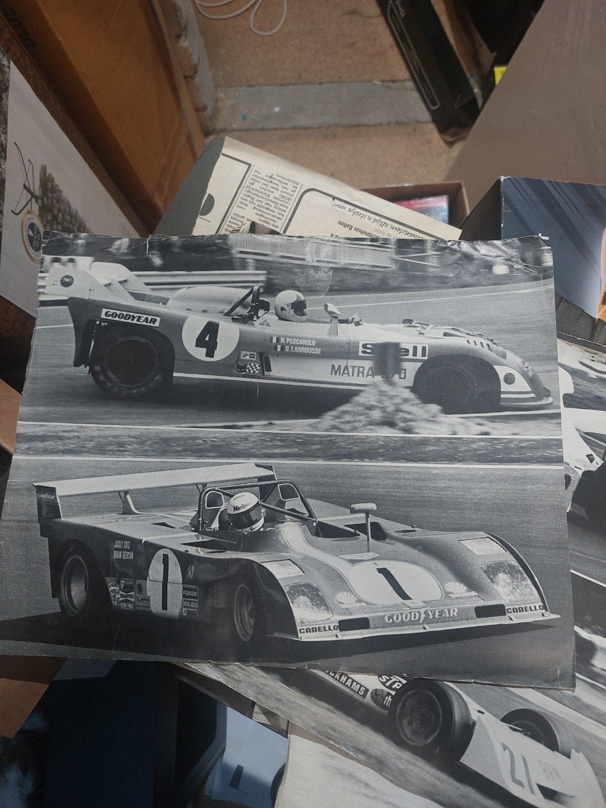Verzameling van historische autorace foto's en artikelen, Ophalen of Verzenden, Gelezen, Algemeen, Diverse auteurs en fotografen
