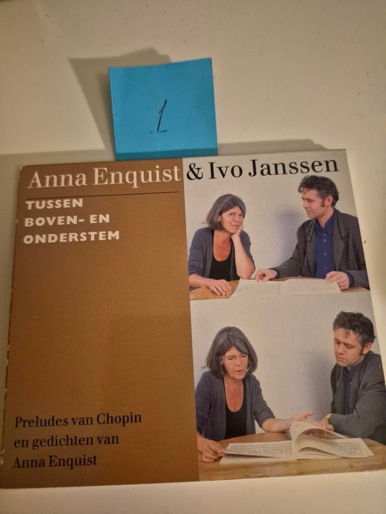 Anna Enquist & Ivo Janssen - Tussen Boven- en Onderstem, Ophalen of Verzenden, Romantiek, Gebruikt, Orkest of Ballet