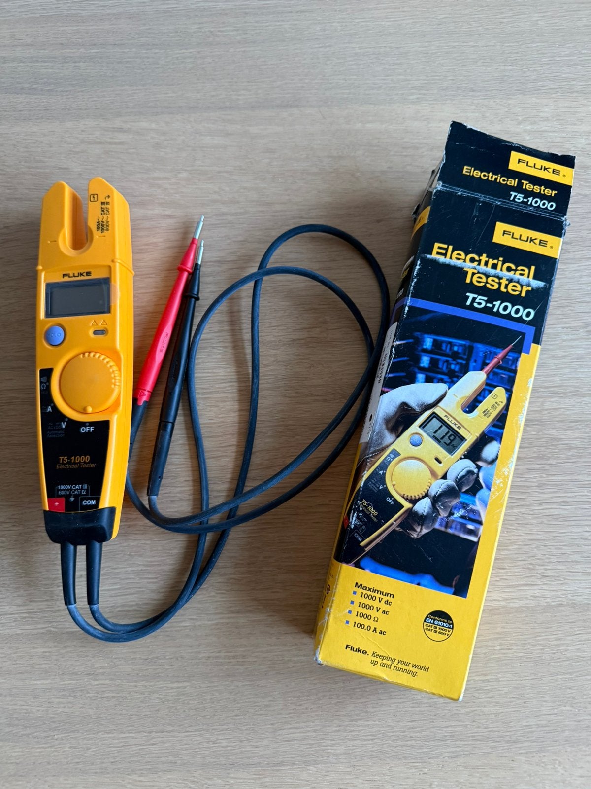 Fluke T5-1000, Ophalen of Verzenden, Zo goed als nieuw, Multimeter