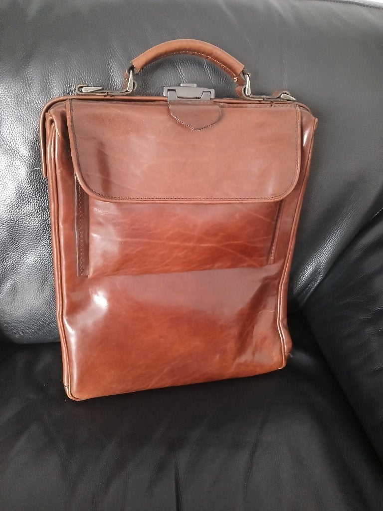 Mutsaers leren tas, Ophalen of Verzenden, Gebruikt, Overige merken, 30 tot 45 cm