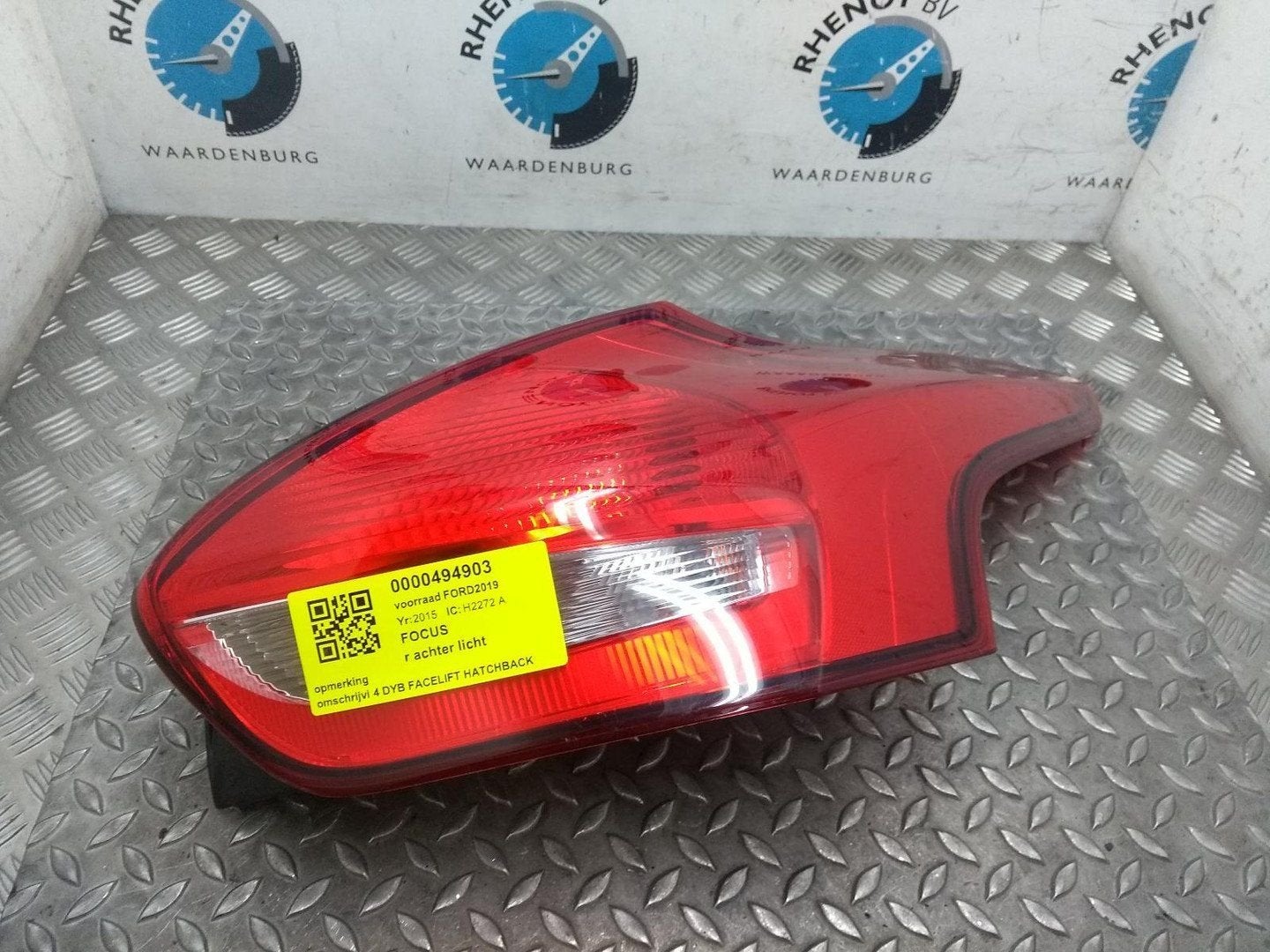 FORD FOCUS ACHTERLICHT R 2015, Ophalen of Verzenden, Gebruikt, ARN erkend