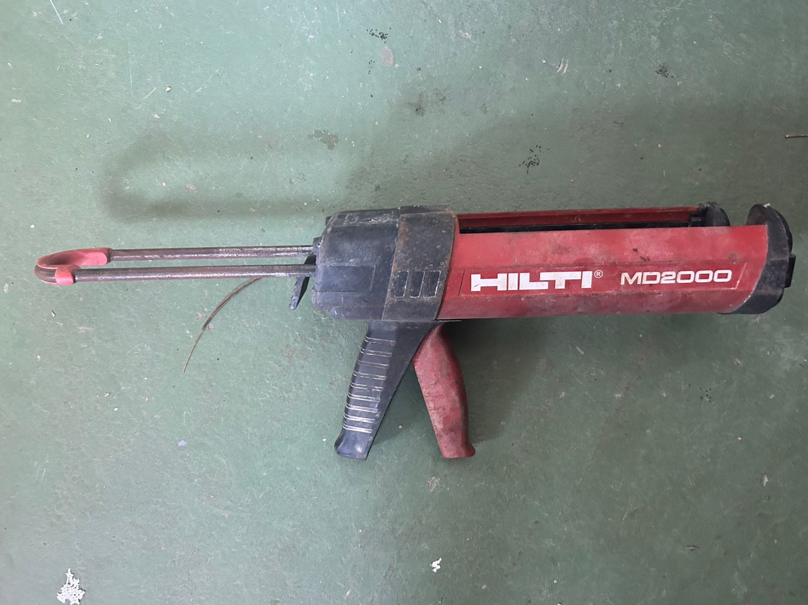 epoxypistool Hilti, Ophalen, Gebruikt