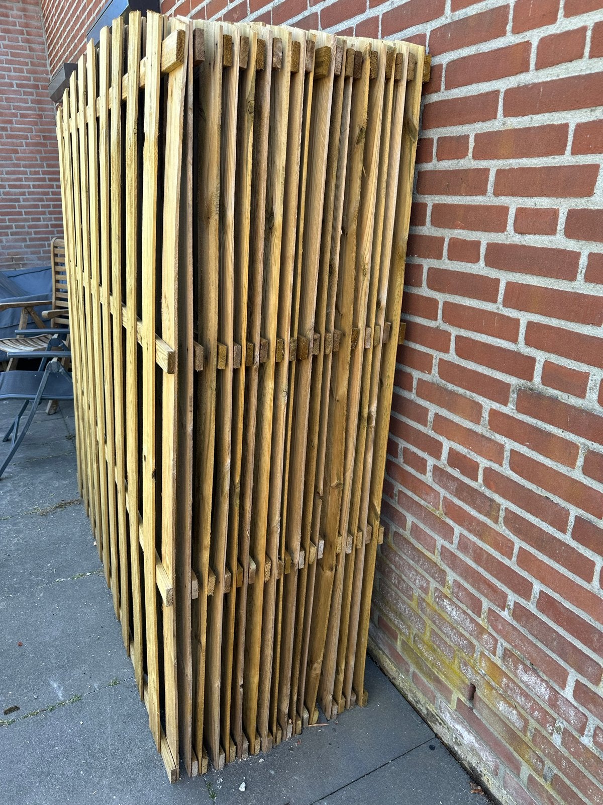 Houten tuinschermen / Schutting - 8 stuks, Ophalen, 1 tot 2 meter, Minder dan 3 meter, Nieuw