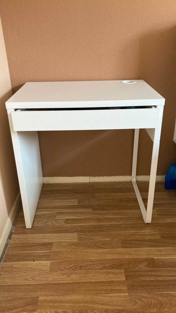 IKEA Bureau Wit - Zo goed als nieuw, Ophalen, 50 cm, Zo goed als nieuw, IKEA