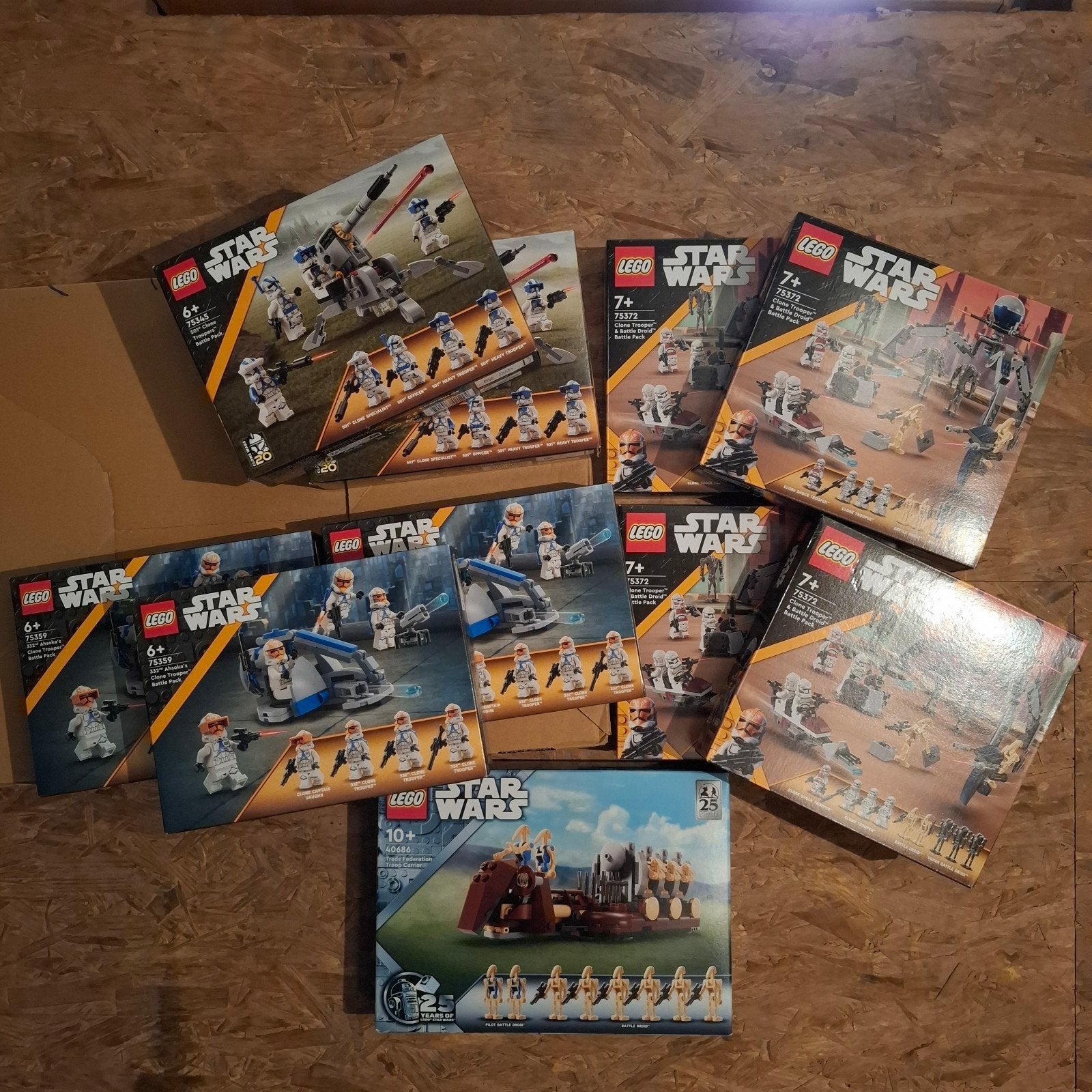 Lego Star Wars battle pack lot ongeopend, Verzamelen, Ophalen of Verzenden, Nieuw, Actiefiguurtje