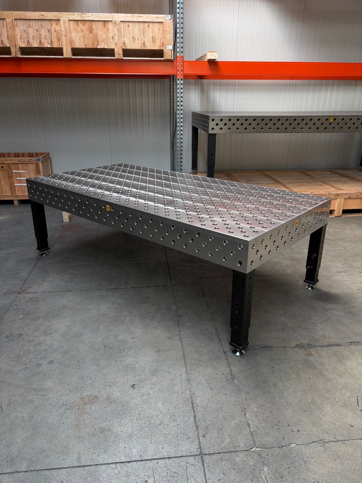 RVS 304 lastafel 2400 x 1200 DCT 28 mm systeem gratis geleve, Doe-het-zelf en Verbouw, Ophalen, Nieuw