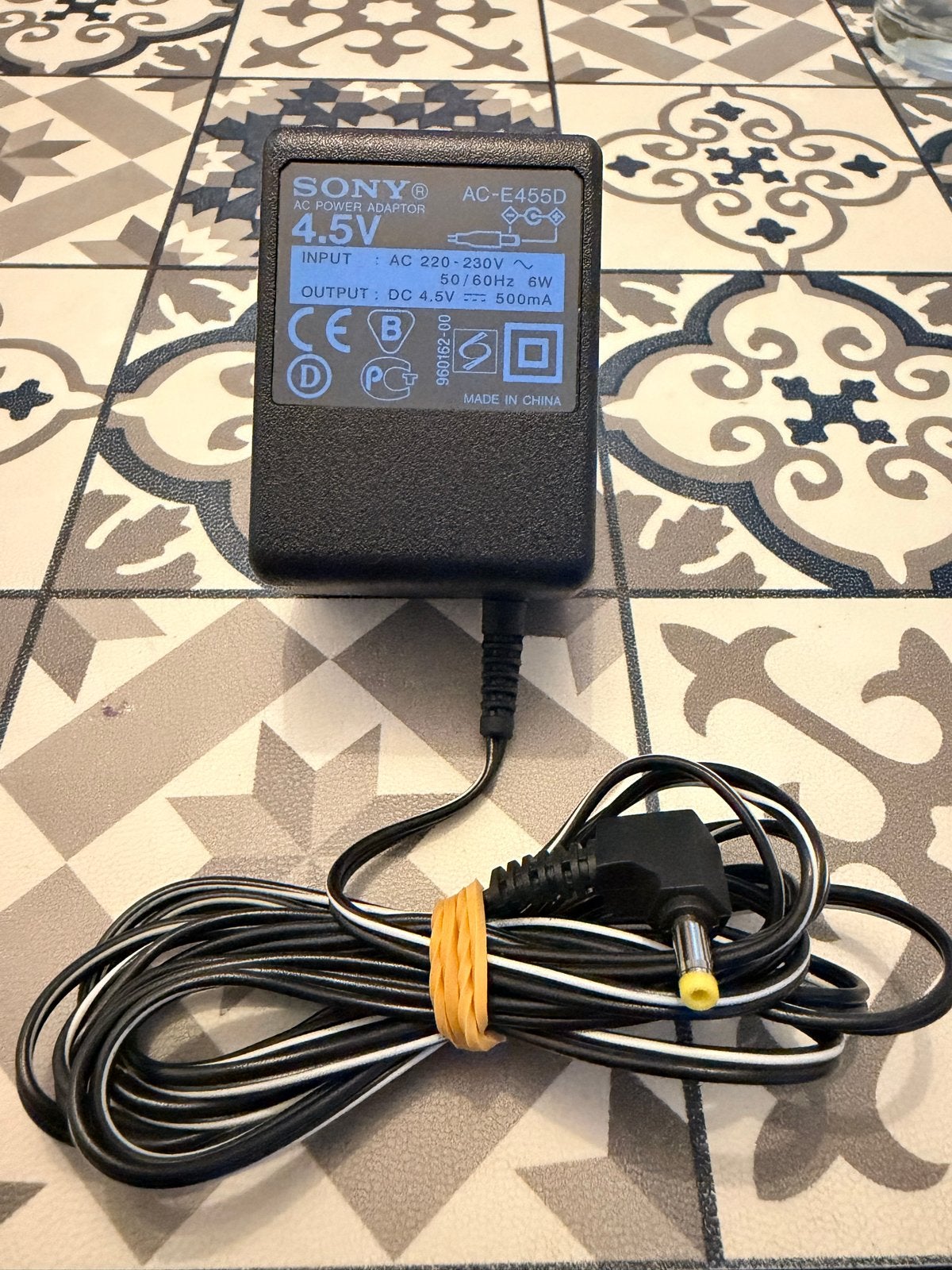 Originele Sony AC-E455D AC-adapter voor Discman/Minidisc, Ophalen, Gebruikt