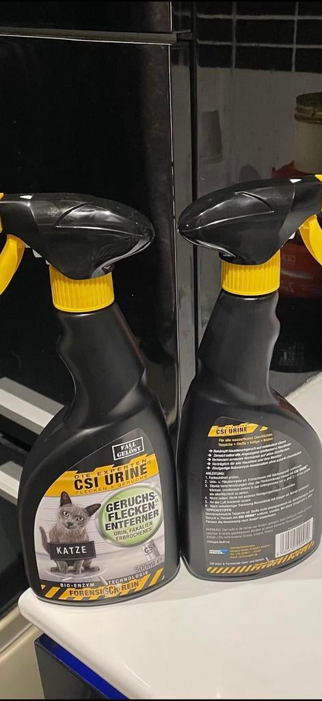 CSI Urine Vlek en Geurspray Kat 500 ml 2 voor €15,00, Ophalen of Verzenden, Nieuw