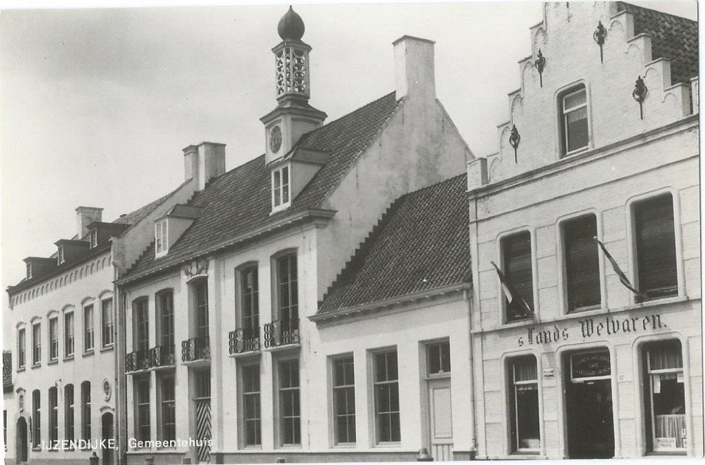 Ansichtkaart  IJZENDIJKE  Gemeemtehuis, Verzenden, 1960 tot 1980, Ongelopen, Zeeland