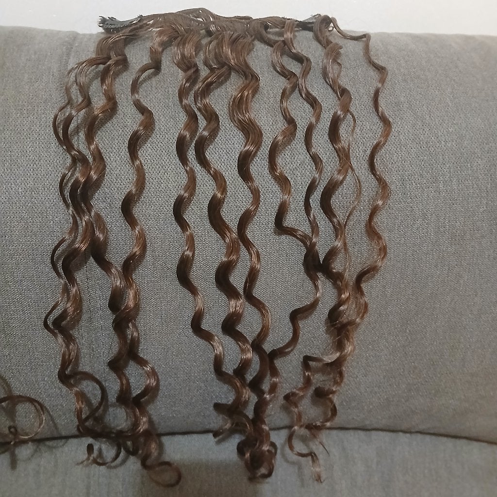 Clip in haar extentions. In de kleur bruin., Ophalen of Verzenden, Nieuw, Pruik of Haarverlenging