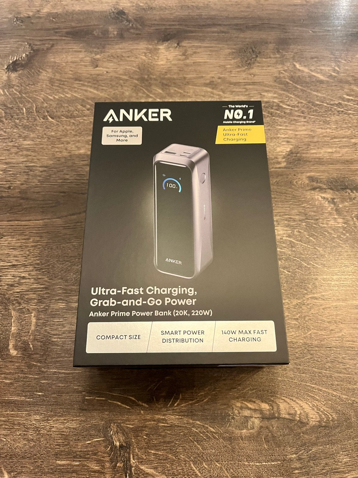 Anker Prime Power Bank (20K, 220W) - Nieuw in doos, Telecommunicatie, Ophalen of Verzenden, Nieuw