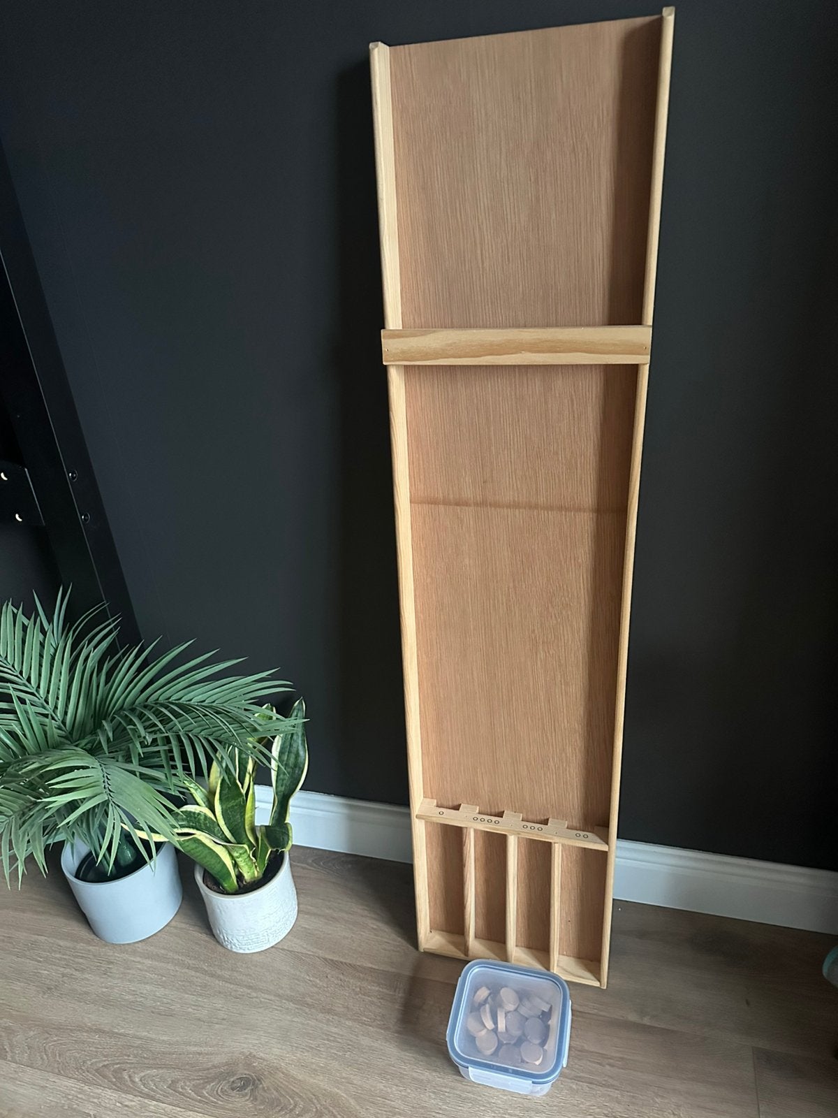 Kinder sjoelbak | 120x28 cm | 21 stenen, Ophalen