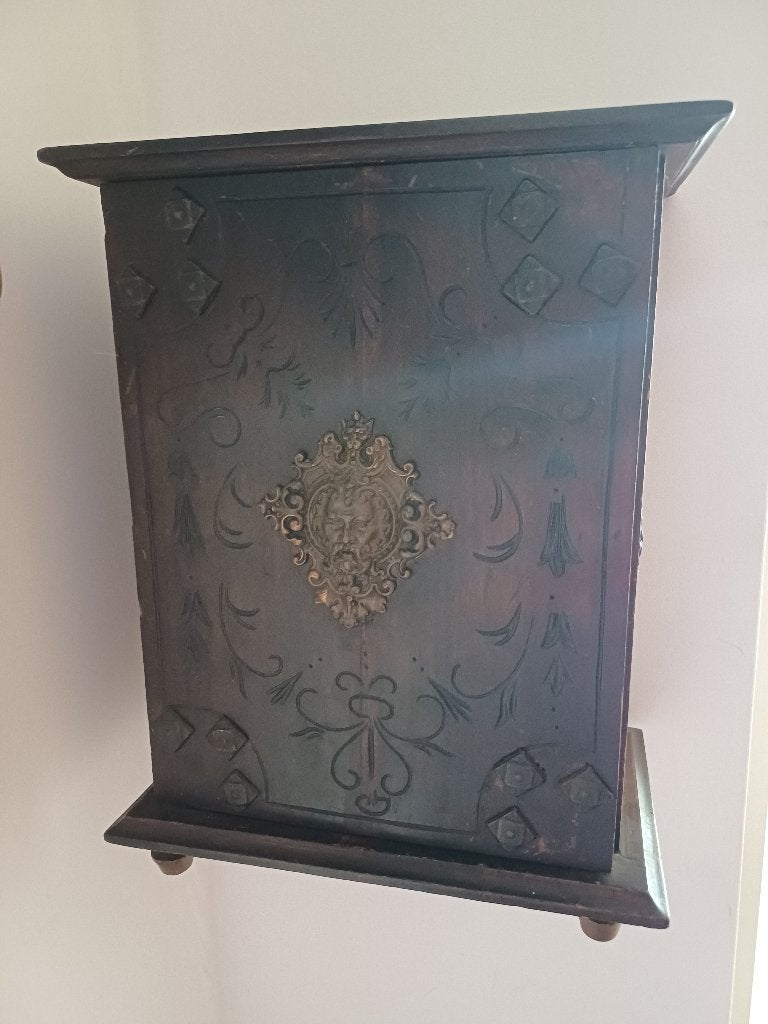 antiek klein opberg wandkastje, Antiek en Kunst, Ophalen of Verzenden