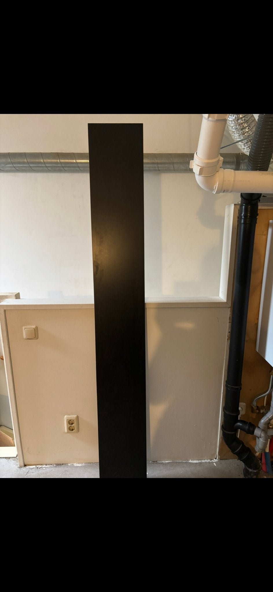 IKEA LACK wandplank zwart, Ophalen, Gebruikt