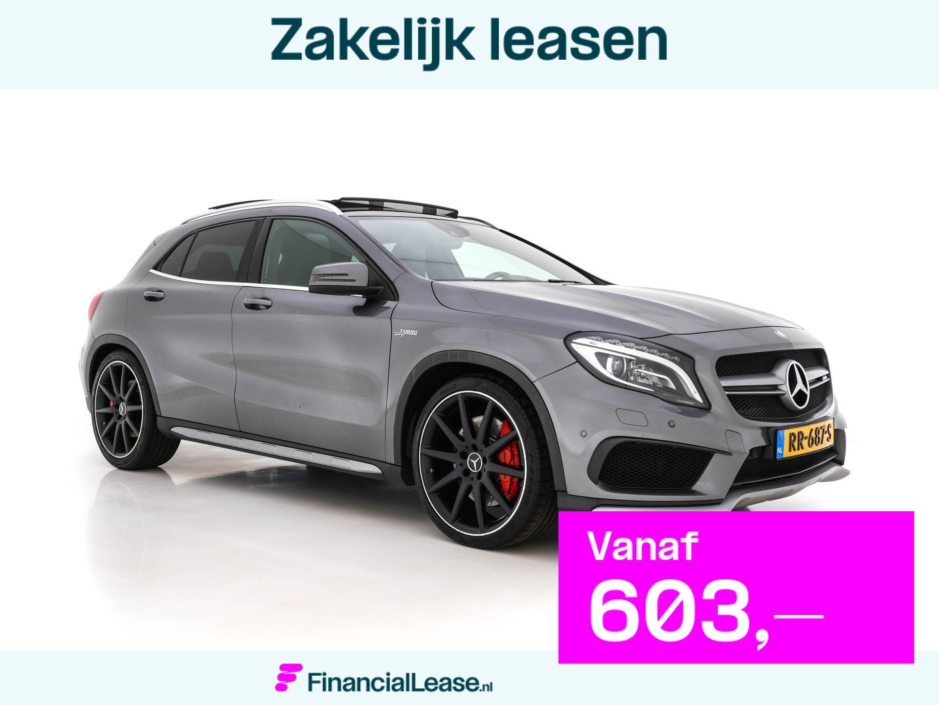 Mercedes-Benz GLA AMG 45 4MATIC Aut.*PANO | XENON | LEATHER-, Gebruikt, 4 cilinders, Leder, SUV of Terreinwagen