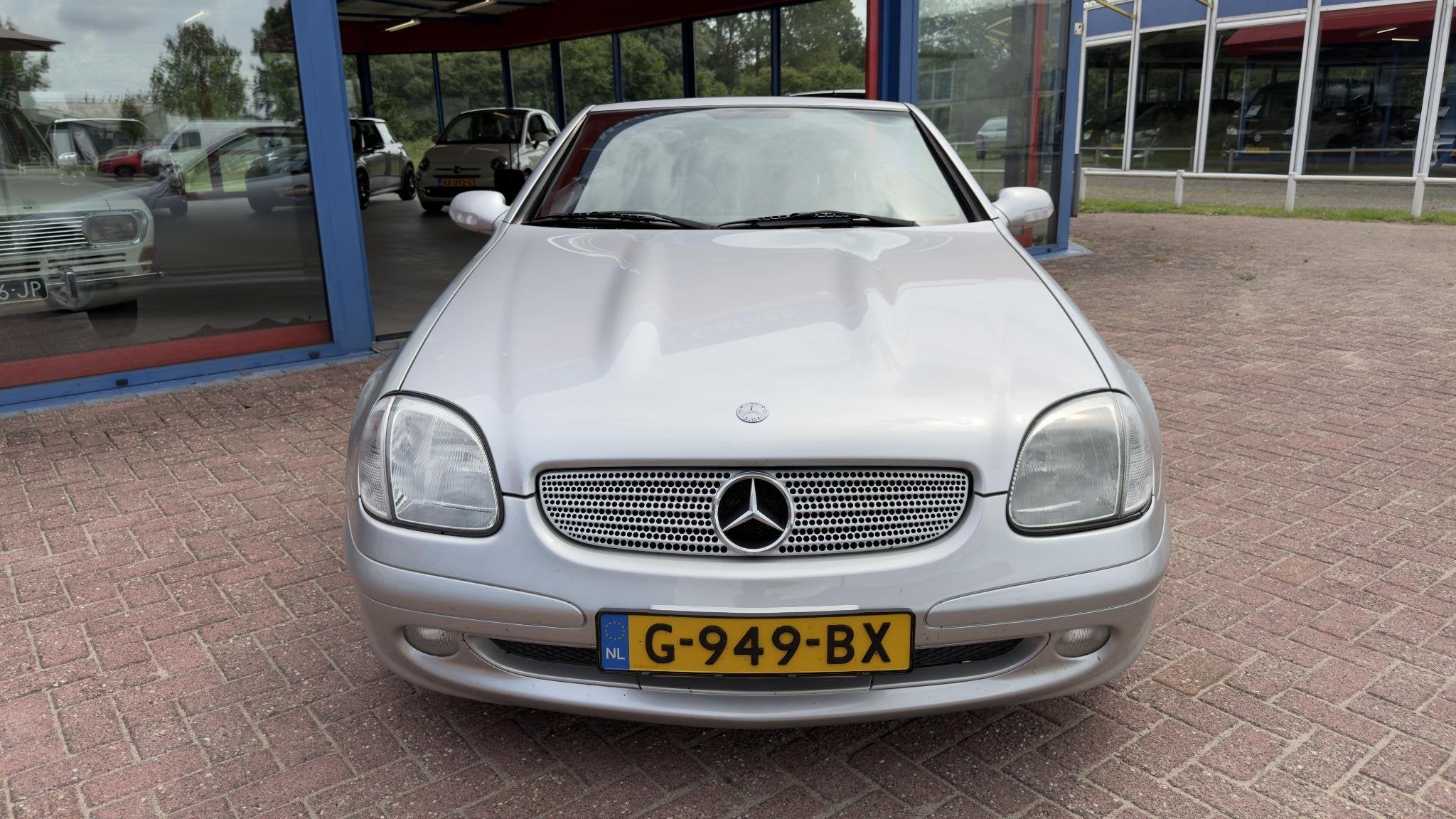 Mercedes-Benz SLK-klasse 200 K. UNIEK! TOPSTAAT! ERG MOOIE A, Auto's, Gebruikt, Zwart, 4 cilinders, Cabriolet