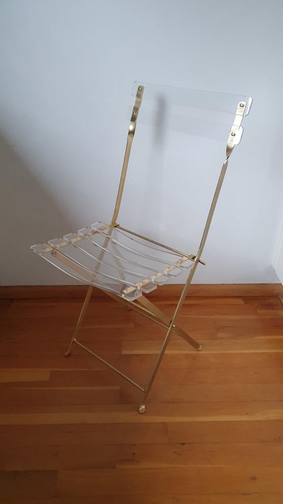 Vintage klapstoel Les Invisibles Lebovici en Berthet, Ophalen, Gebruikt, Overige kleuren, Eén