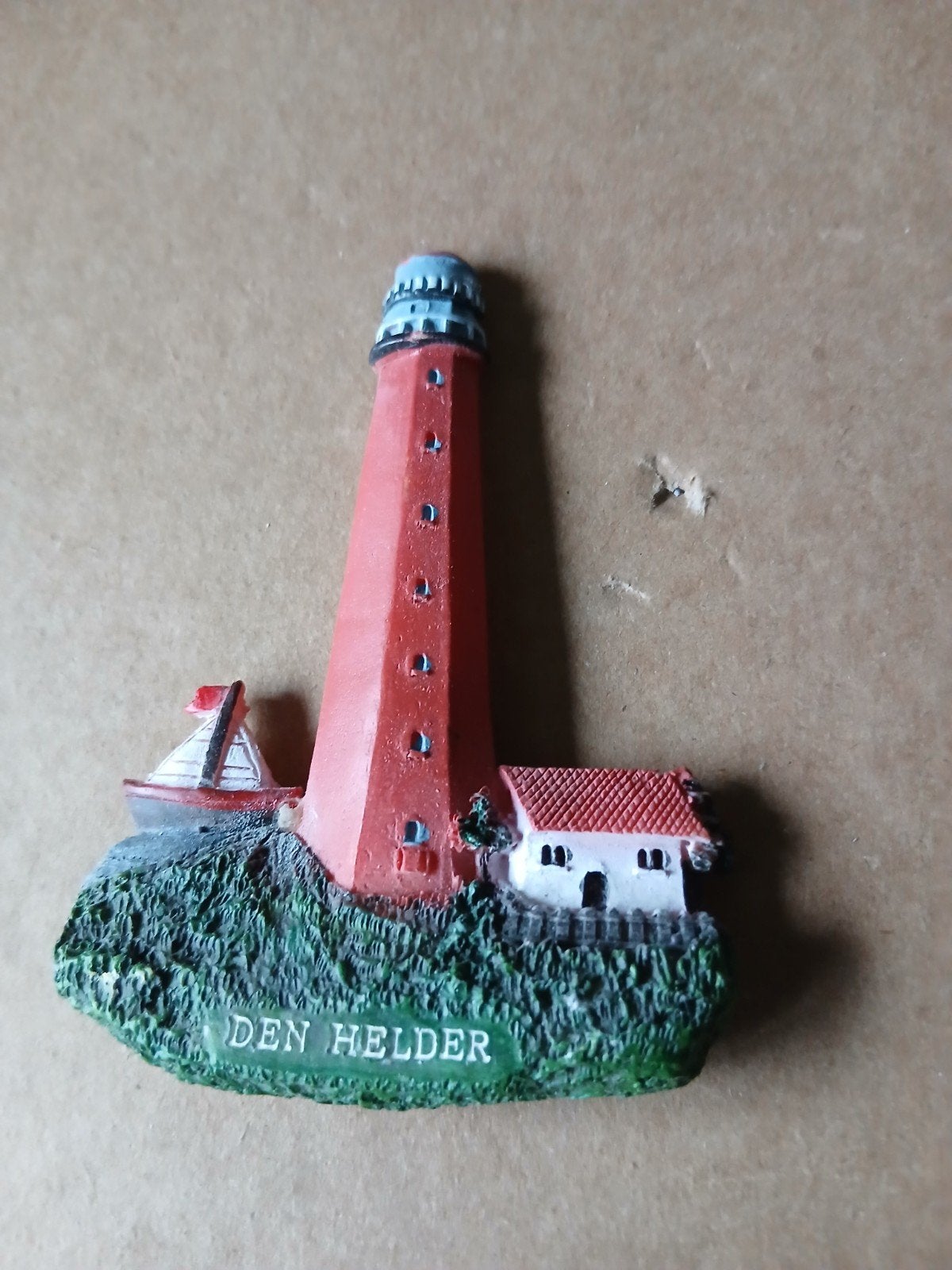 Magneet Den Helder vuurtoren souvenir, Ophalen of Verzenden