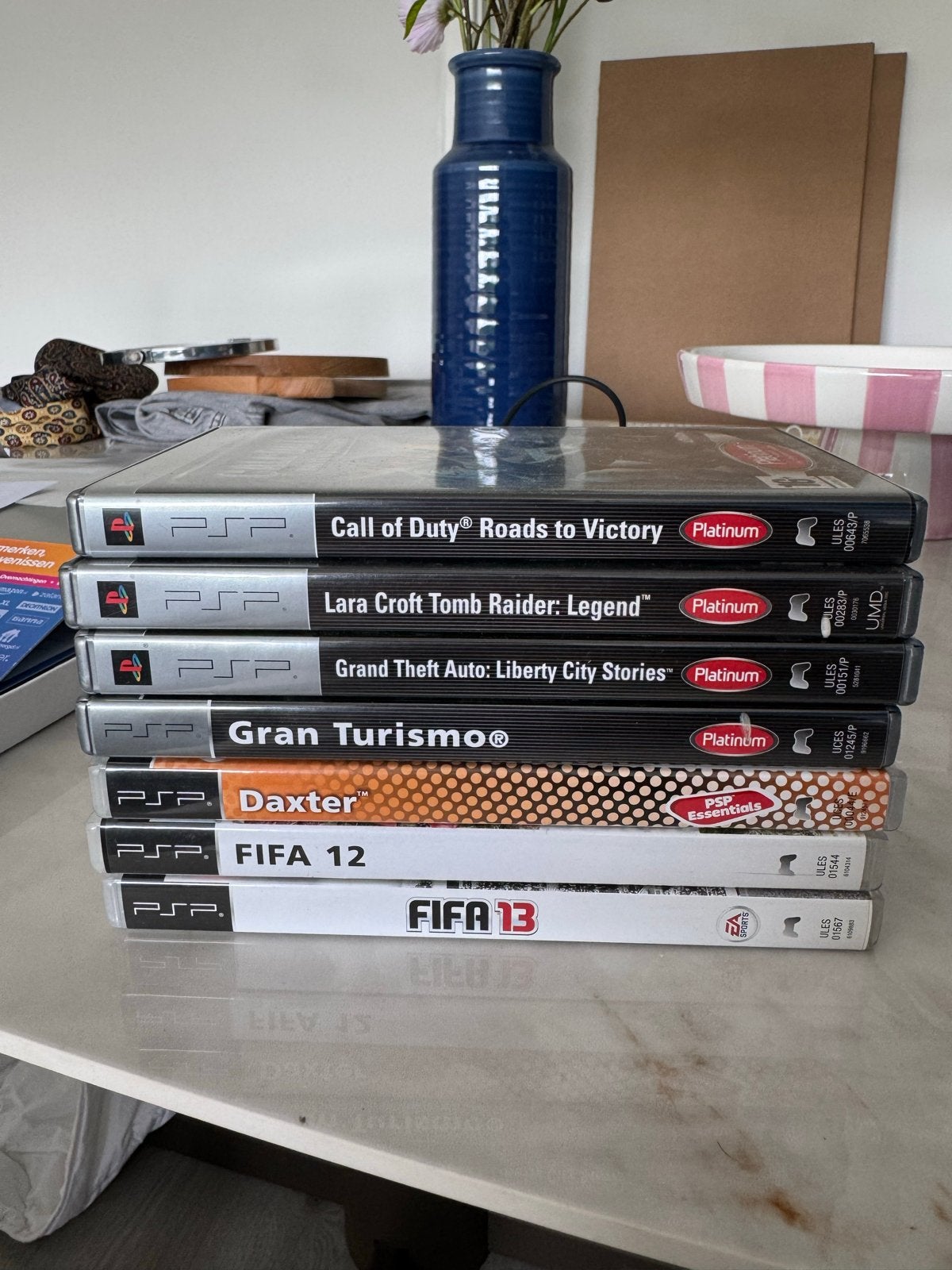PSP games: Call of Duty, Tomb Raider, GTA, Gran Turismo, FIF, Gebruikt, Vanaf 18 jaar, Overige genres, 1 speler