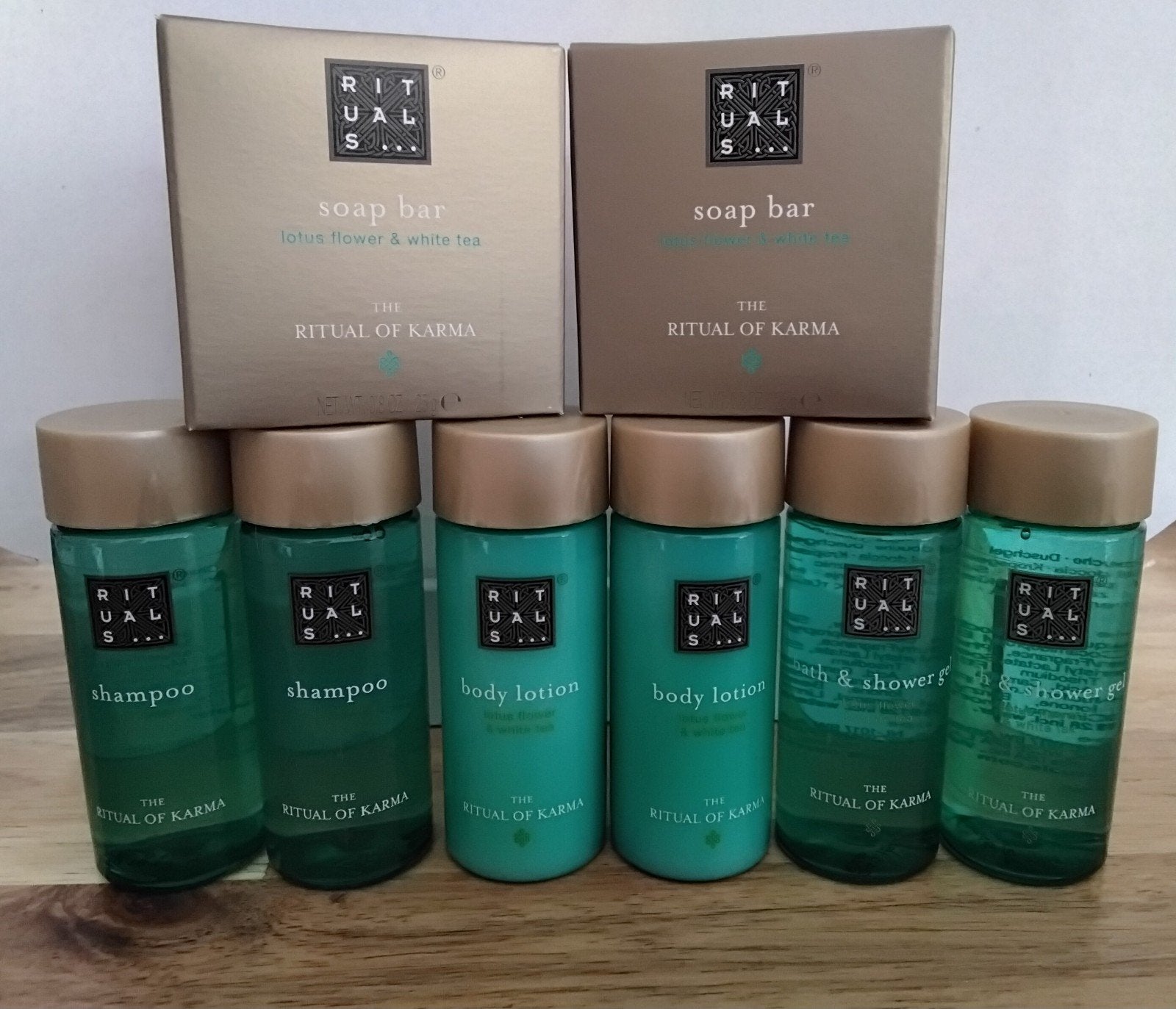 8 Rituals of Karma mini's voor €12, Ophalen of Verzenden, Nieuw, Bad & Douche
