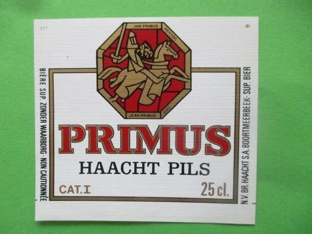 bieretiket Belgie 25-8 (H14) haacht, Ophalen of Verzenden, Nieuw, Overige typen, Overige merken